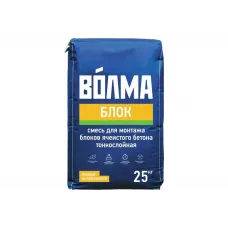 Клей для газобетона Волма Блок зимний 25 кг