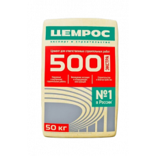 Цемент Цемросс  М 500 Д20 серый 50 кг