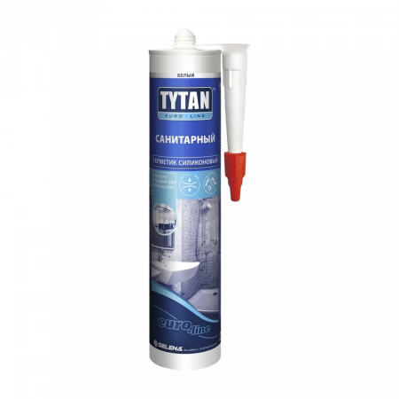 Герметик силиконовый Tytan Euro-Line санитарный белый 290 мл